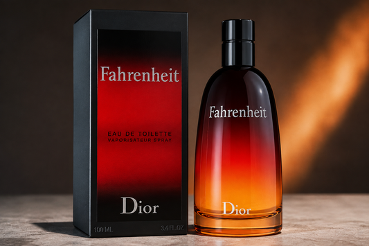 Dior Fahrenheit Eau de Toilette for Men – Classic Woody Leather Fragrance