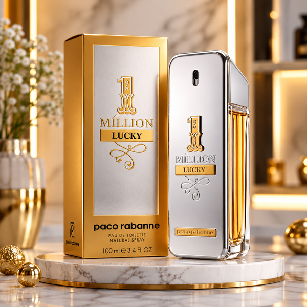 Paco Rabanne 1 Million Lucky Eau de Toilette EDT for Men 100ml (3.4 oz)